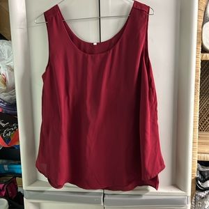 Maroon tank top -bundle me
